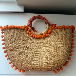 Sam Edelman Straw tote bag beach/ vacation